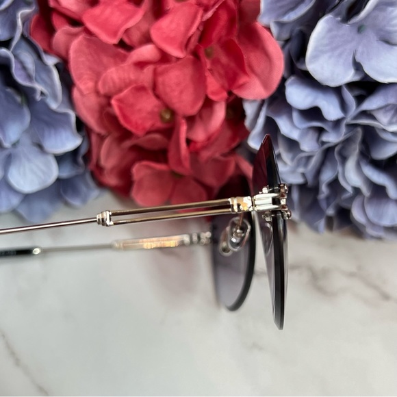 KINGSEVEN Retro Purple Gradient Rimless Teardrop Sunglasses - Picture 13 of 16